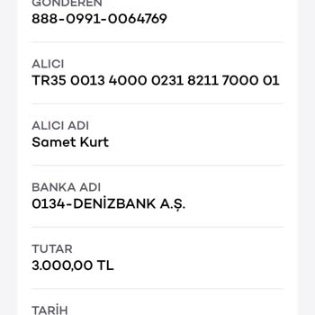 Truvabet Savcılığa Sunulmuştur Paramı İade Ediniz Uzamasın