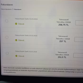 TeknosaCell Pişmanlıktır Faturamı Haber Vermeden %400 Artırmışlar