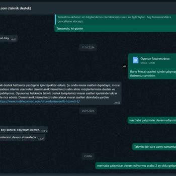 Mobile Canyon 2 Aydır Cevap Yok! Bozuk Oyun Yüklediler