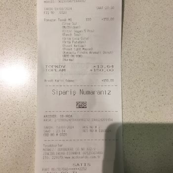 McDonald's Ücretini Ödediğim Ürünü Vermiyorlar.