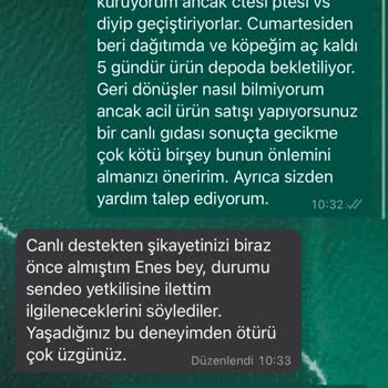 Zoo.com.tr 'den Mama Siparişleri Gelmiyor