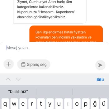 Hepsiburada Siparişi İptal Etti Ve Mağduriyet Gidermiyor.