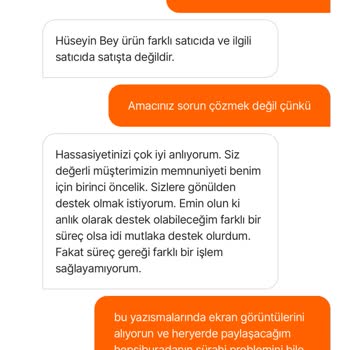 Hepsiburada Siparişi İptal Etti Ve Mağduriyet Gidermiyor.