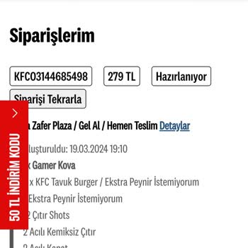 KFC Sistemleri Bozuk Olduğu Halde Sipariş Aldı.