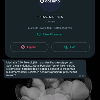 Hepsiburada Satıcısı Siparişimi İptal Etmem İçin Mesaj Atıyor