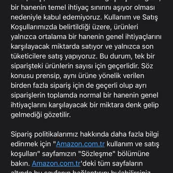 Amazon Beklentilerin Altında Kalmış Müşteri Hizmetleri