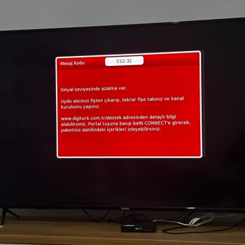 Digiturk E52-32 Hatası Ve Yüksek Servis Ücreti