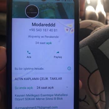 Modareddd (Instagram) Modareddd Satıcısından Şikayetçiyim