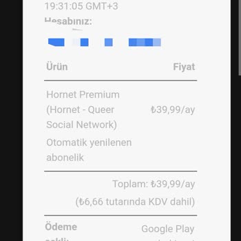 Hornet Paramı Aldı Ardından Erişim Engelli Verdi