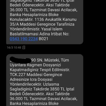 Buyukbyzltd (SMS)  Şirketinden Şikayetçiyim