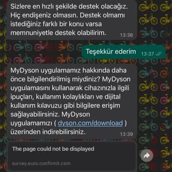 Dyson 6 Ay Önce Cihazımızın Başlığı Ücretsiz Değişmeyi Bekliyor
