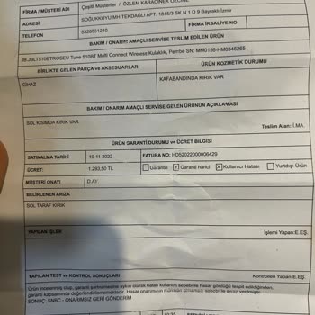 JBL Kronik Kulaklık Sorunu