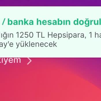 Hepsiburada Hepsipay Param Yatmadı