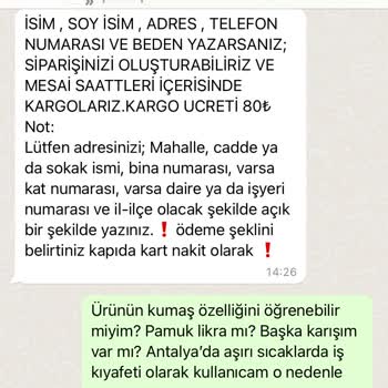 Ferelmoda Ürünler Hakkında Yalan Beyan, İnanılmaz Kalitesiz Ürünler, Üslup Kötü!