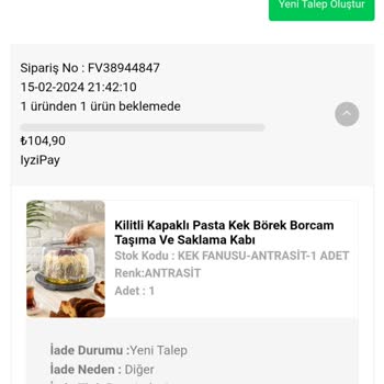 Meleni Home İademi Yapmıyor Şikayetçiyim