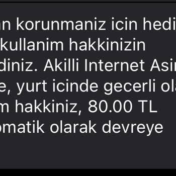 Vodafone İnternet Paketim Bitmediği Halde Ek Paket Yüklendi