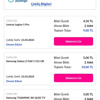 Pazarama Şanslı Çekiliş Güvensizliği.