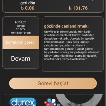 Durex Uygulama Üzerinden Mağduriyet Yaşadım