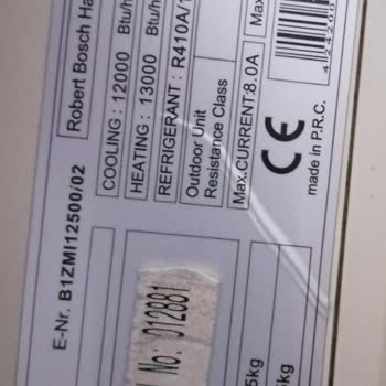 Bosch Sıfır Sanıp Aldığım Klimanın 2. El Çıkması