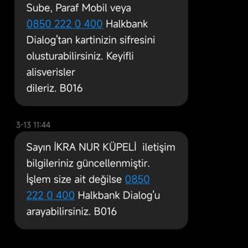 Halkbank Başvuru Yapmadığım Halde Kart Gönderiyor