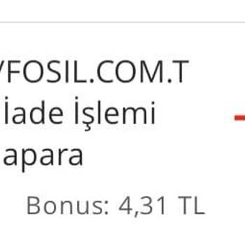 Fosil.com.tr Fosil Orta Sehpa Şikayeti