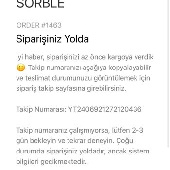 Sorble Ürünleri Göndermiyor Ve Kesinlikle Muhatap Yok