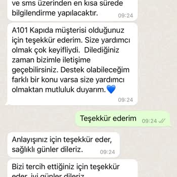 A101 Kapıda İptal Olan Sipariş İçin Ücret İadesi Yapmıyor