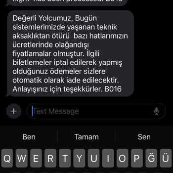 Anadolu Jet Ajet Havayolları Beni Mağdur Etti