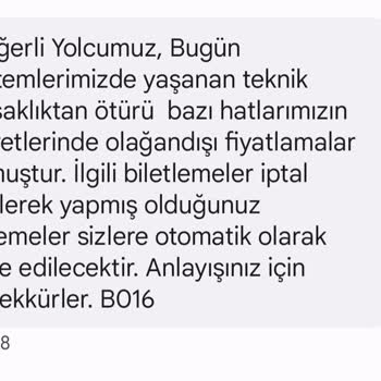 Anadolu Jet Ajet Bilet İptali