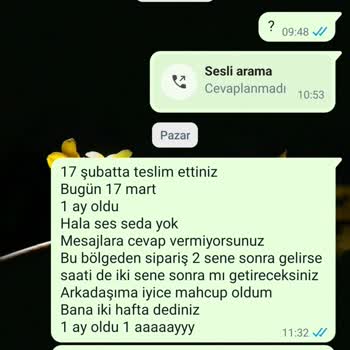 Beren Aksesuar (Instagram: beren_aksesuar1) Sosyal Medyadan Alınan Saatin Sorunları Ve Müşteri Hizmetleri İletişim Problemleri