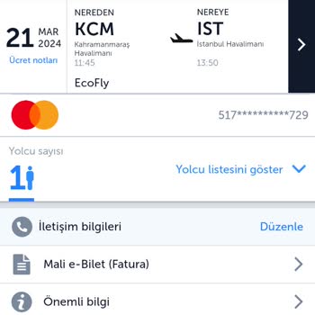 THY İptal Değişikliği Kabul Etmeme