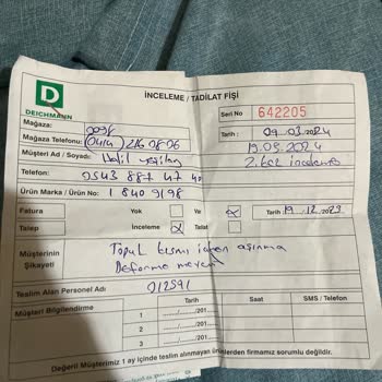 Deichmann Müşteri Mağduriyetini Harika Yapıyor