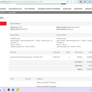Bad Experience With İnaktuel.com