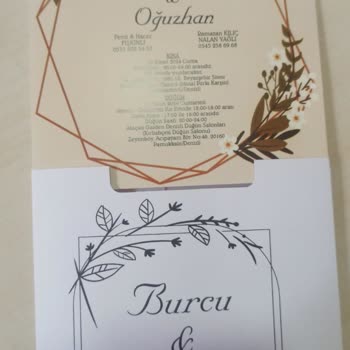 As Davetiye Sipariş Verdiğimiz Davetiye İle Gönderilen Davetiye Mağduriyeti