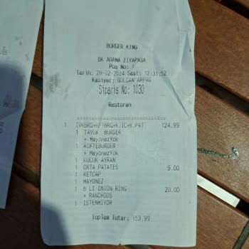 Burger King Kampanya Adı Altında Fazla Para Alınması