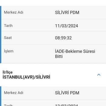 PTT Kargo Silivri PTT Ehliyet Tesliminin Yapılmaması Ve Bilgi Verilmemesi Durumu