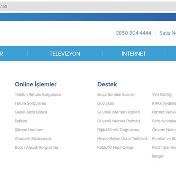 Kablo Net TÜRKSAT Müşteri Temsilcisi