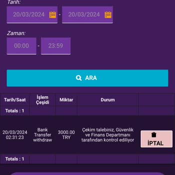 Betsat Para Ve Çekim Talebi