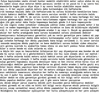 Scooter Al Sözde Yetkili Servis Ama Sorun Çözemiyorlar Oyalıyorlar