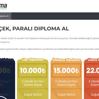 Replika Diploma Allah Sizi Bildiğini Gibi Yapsın