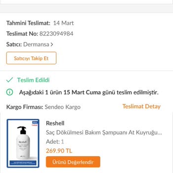 Sendeo Kargo Ürünümü Teslim Etmemekte Israrcı