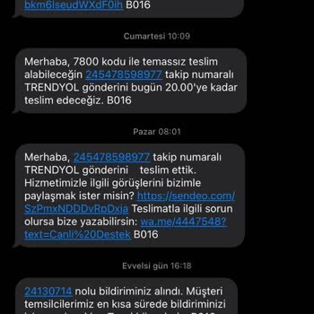 Sendeo Kargo Ürünümü Teslim Etmemekte Israrcı