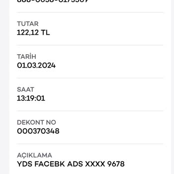 Facebook Meta Provizyon İadesi