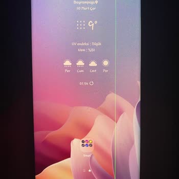 Samsung S20 Plus Yeşil Çizgi Sorunu