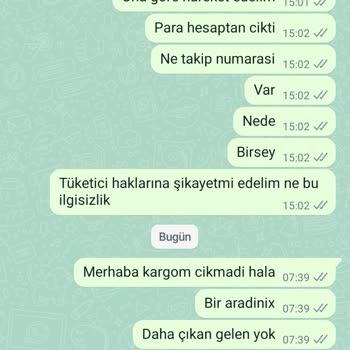 Bulem Butik Ne Param Verildi Ne De Kargom Geldi