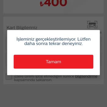 Bimcell Tl Yükleme Gerçekleştirilemiyor