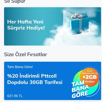 Pttcell Tarafından Tarafıma Sunulan Teklifin Yükseltilmesi