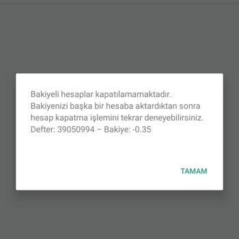 Kuveyt Türk İvedik Şubesi Hesabımı Kapatmıyor Kapatılmasını İstiyorum.