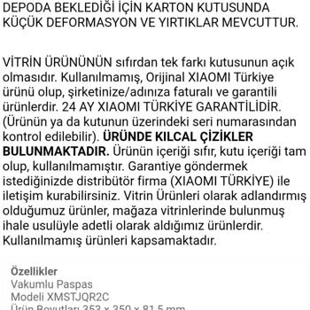 Ticary Epttavm Xiaomi Robot Süpürge