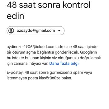 Gmail Google Hesap Kurtarma